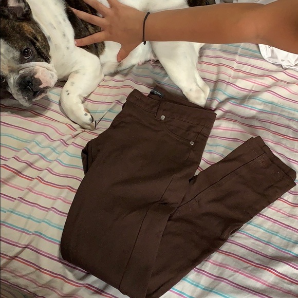 Brown skinny jeans - Picture 1 of 3